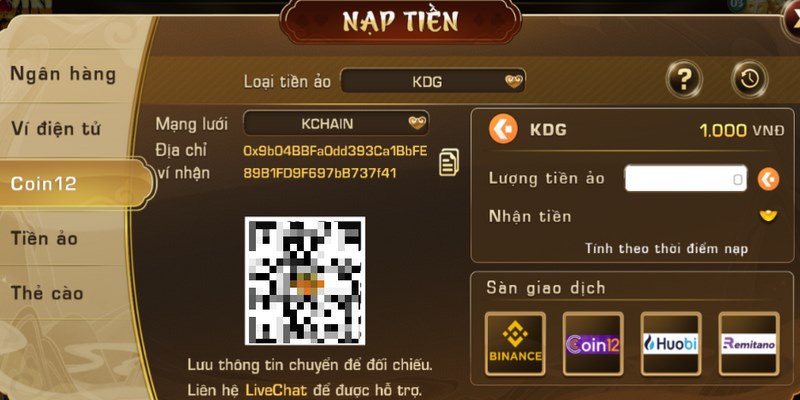 đánh giá nạp tiền Iwin